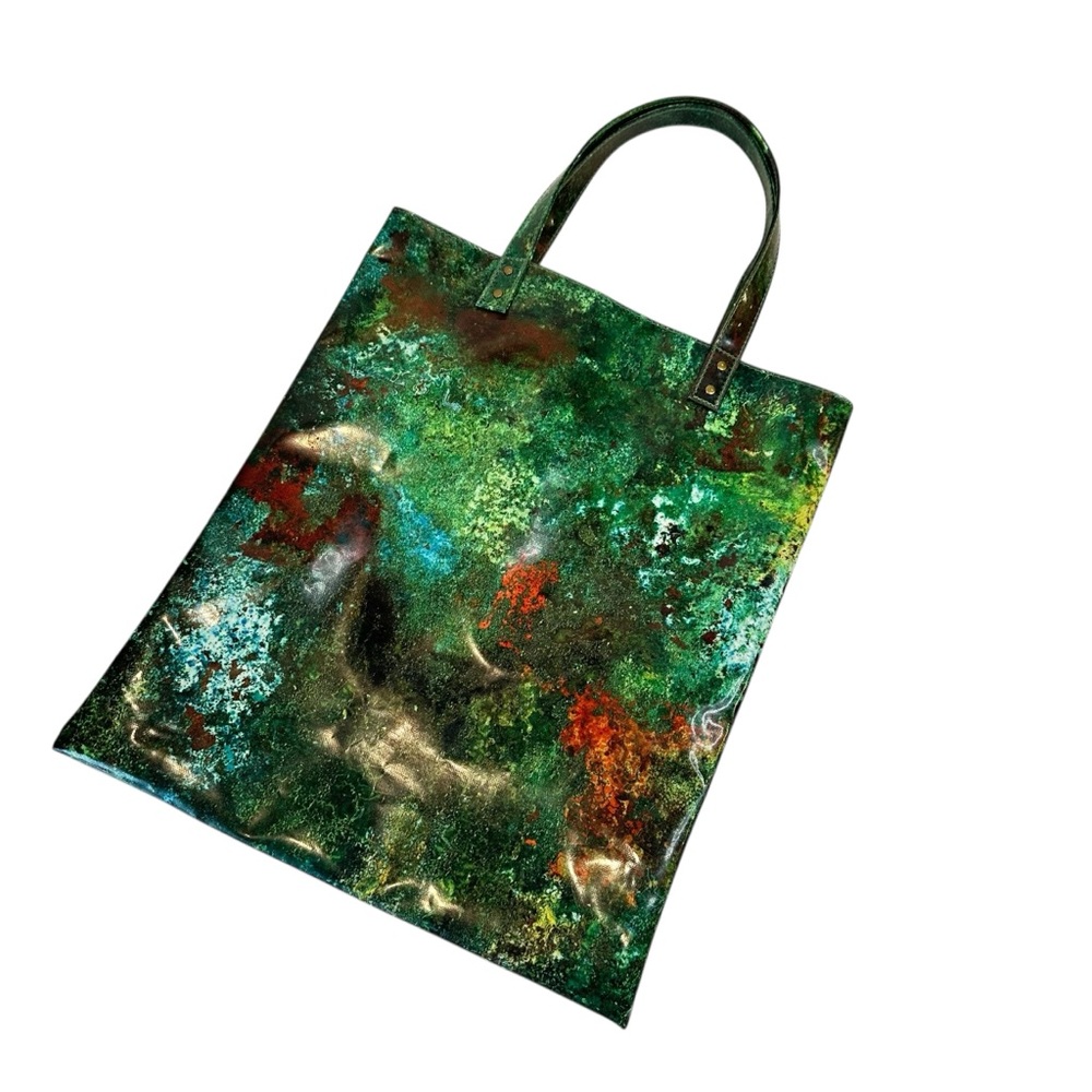 J.P. Gaultier x Kashiyama Acid Print Tote Multicolor Artistic Bag one-of-a-kind